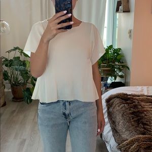 Madewell Micropleat Top/Blouse